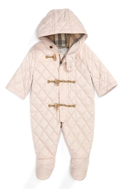 burberry girls romper size 3|Burberry snowsuit baby girl.